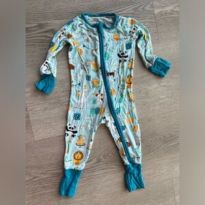 Little sleepies size 3 to 6 birthday print - used